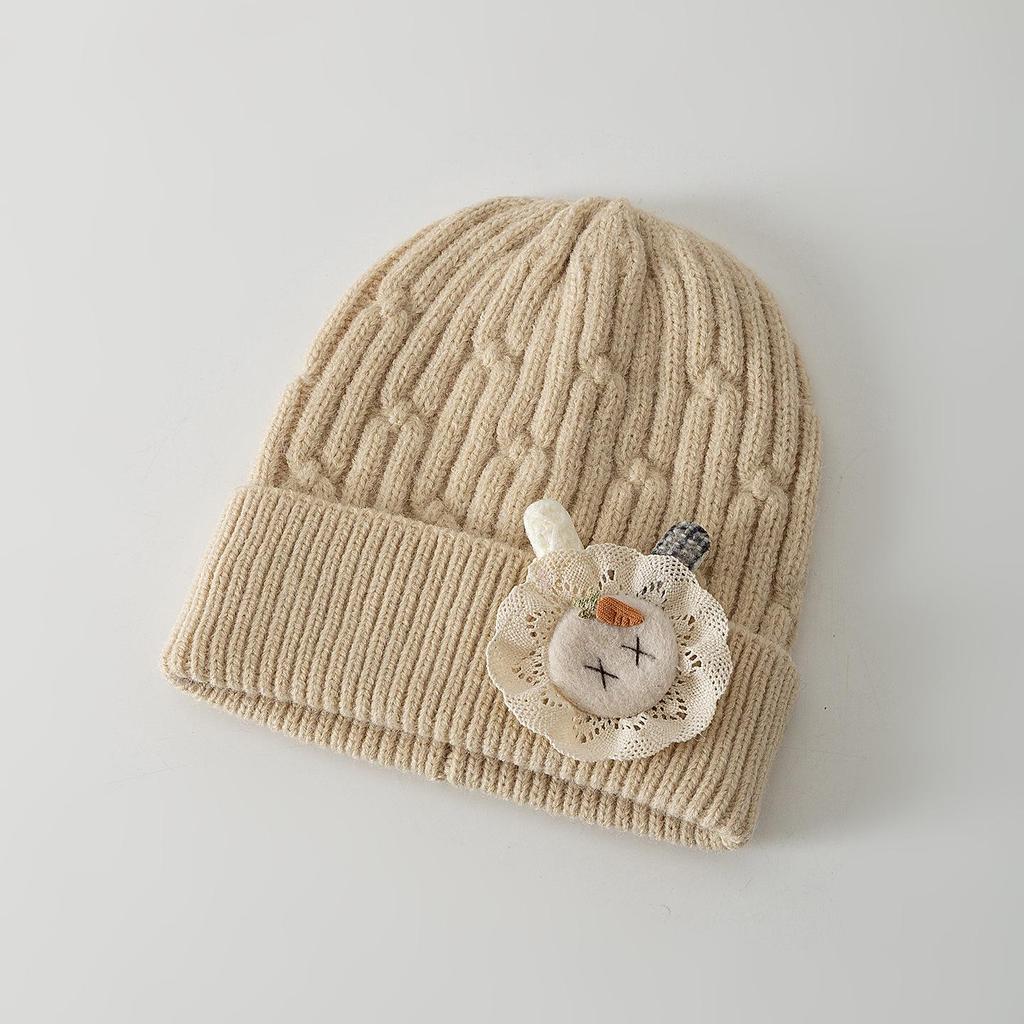 Dětská podzimní zimní vlněná čepice s ochranou uší - Větruodolná a chladuvzdorná