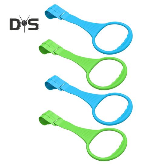 

4 шт. детские кольца для подтягивания для упражнений на ходьбу, простая установка, детские кольца для вставания в тренажерный зал, симпатичные детские подвесные кольца для детской кроватки для координации младенцев