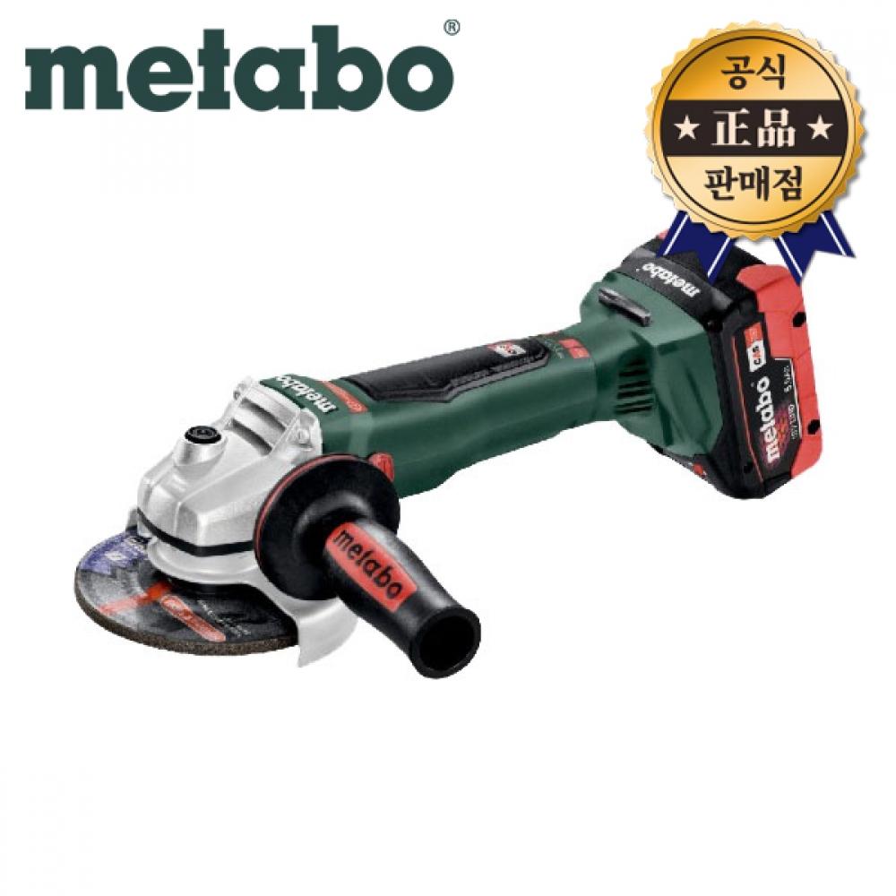 

Шлифовальная машина Metabo WB 18 LTX BL 125 Quick 5.5Ahx2 18V, бесщеточная