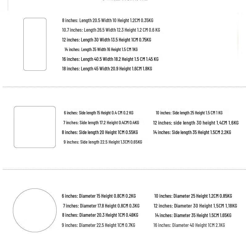 Nordic Ceramic Flat Dessert Plates