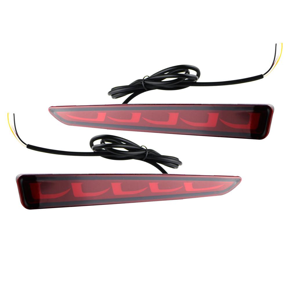 Car Rear Bumper Light for Toyota Raize 2019 2020 2021 2022 Dynamic Turn Signal LED Brake Warning Lamp Reflector 12V Accessories