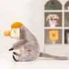 Creative Long Nose Monkey Plush Doll High Quality Gray Monkey Gorilla Animal Stuffed Toy Home Decoration Boys And Girls Gift