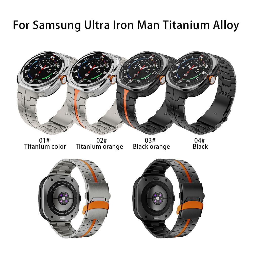 Cinturino di Lusso in Titanio per Samsung Galaxy Watch Ultra 47mm Cinturino per SAMSUNG ULTRA GALAXY 47MM Bracciale Galaxy Ultra