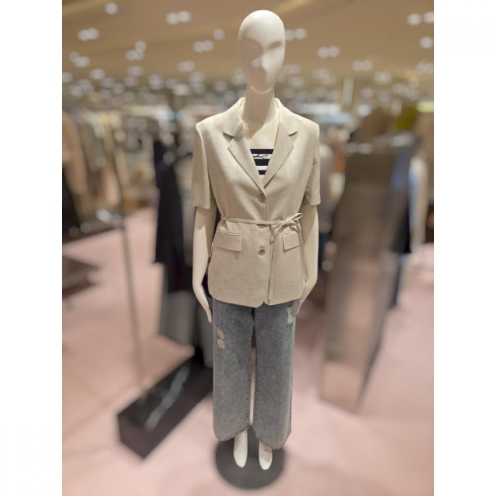 

Cc Collect. Half Sleeve Tailored Single Jacket C262msf134 BK (black)/55