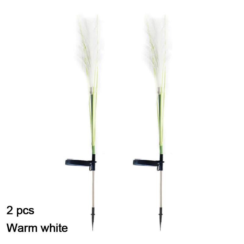 8PCS LED Solar Garden Lamp Waterproof Reed Light Outdoor Lawn Yard Garden Christmas Decoration Light Decor Solar Power Lights