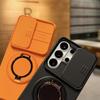 Fashion Hybrid Rugged Shockproof Phone Ring Stand Case Back Cover + Lens Protection For Samsung Galaxy S26 Ultra