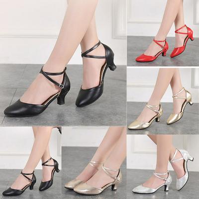 Women Latin Dance Shoes Ladie's Latin Ballroom Tango Salsa Elegant Dance Shoes Large Size