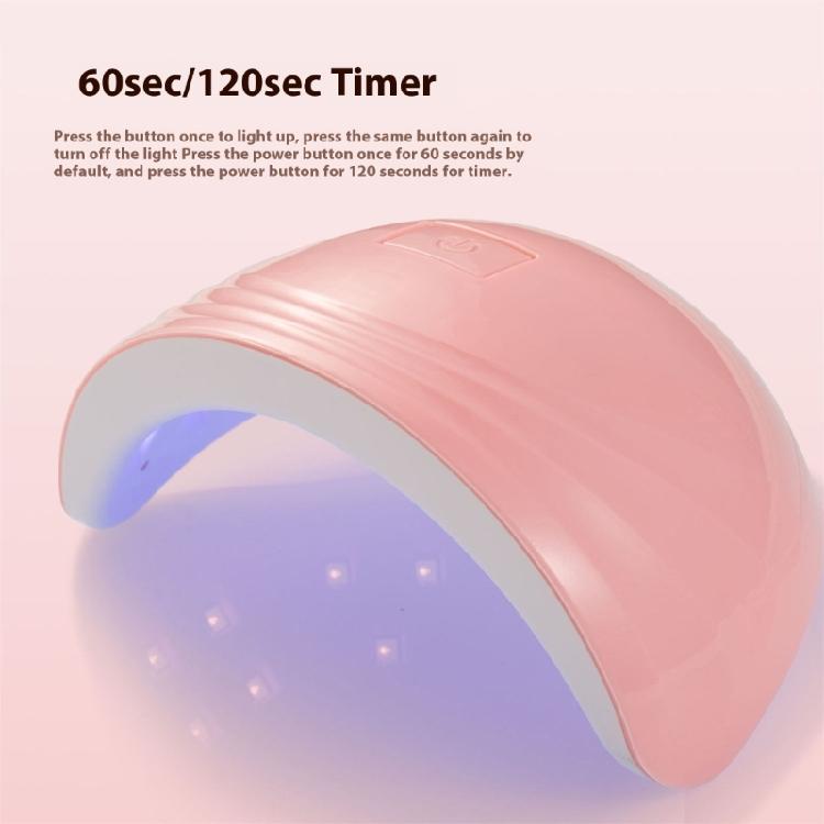 Professional Nail Drying Lamp With 18 LED Beads Nail Dryer 60S 120S Time Setting Nail Art Tools for Fast Curing