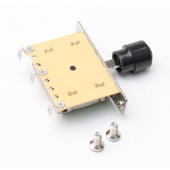 3-позиционный переключатель звукоснимателей для гитары Fender Strat Stratocaster Tele Body, черная ручка, электрогитара