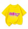 All Match Kids Short Sleeve T Shirt Pastel Anime Style Hatsune Miku Character Print Casual Wear 3 14 Years