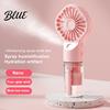 Fast Charging Personal Fan Handheld Spray Fan Portable USB Rechargeable Misting with 4 Speeds Mini for Hot Weather Cooling Desk Dorm Office,