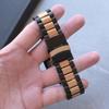 Black Gold Stainless Steel Band for Apple Watch Ultra 49mm 10 46mm Orange Metal Strap for Series 9 8 7 6 5 4 45mm 44mm Watchband