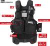 Prox Floating Game Vest PX399SPKR Black x Red Adult One Size Fits Most (with Supporter)