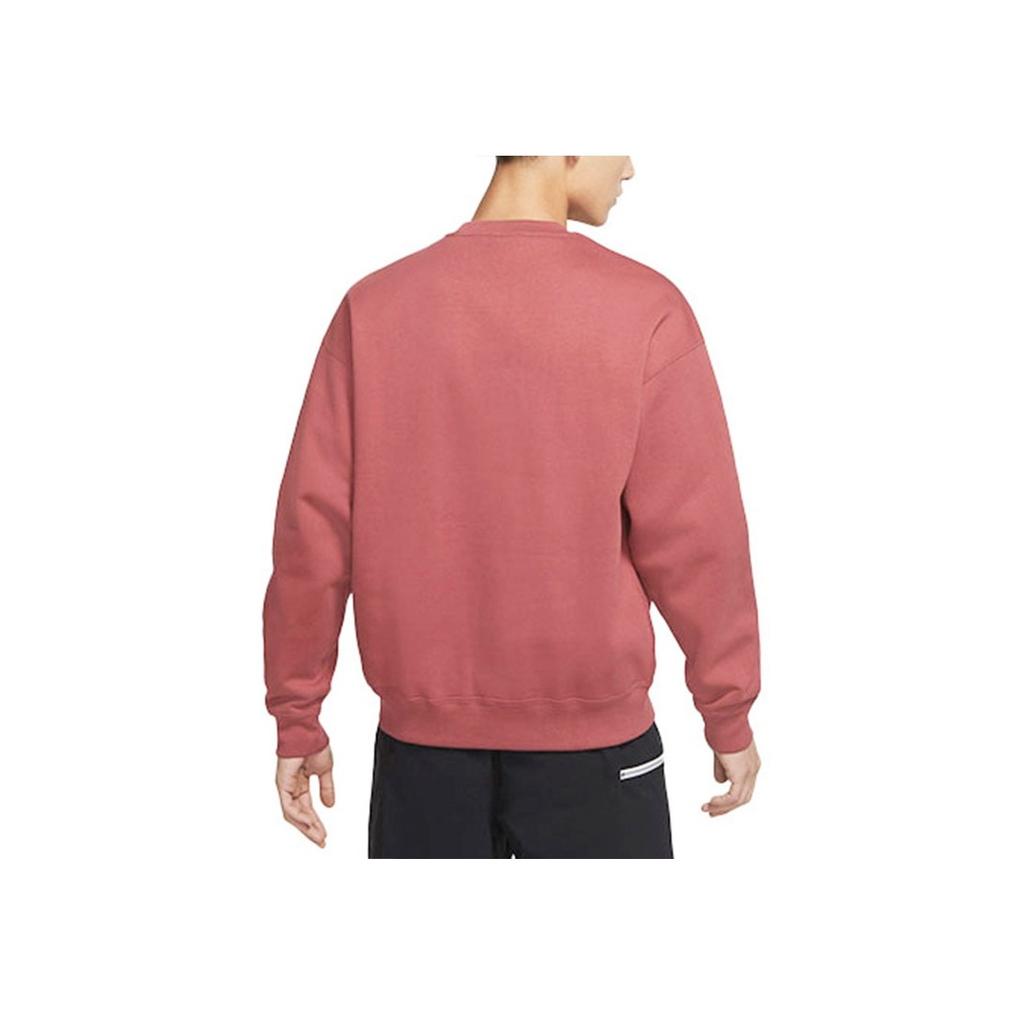 Nike Lab Fleece Crew Sweatshirt Men Tops Red DA0318-661