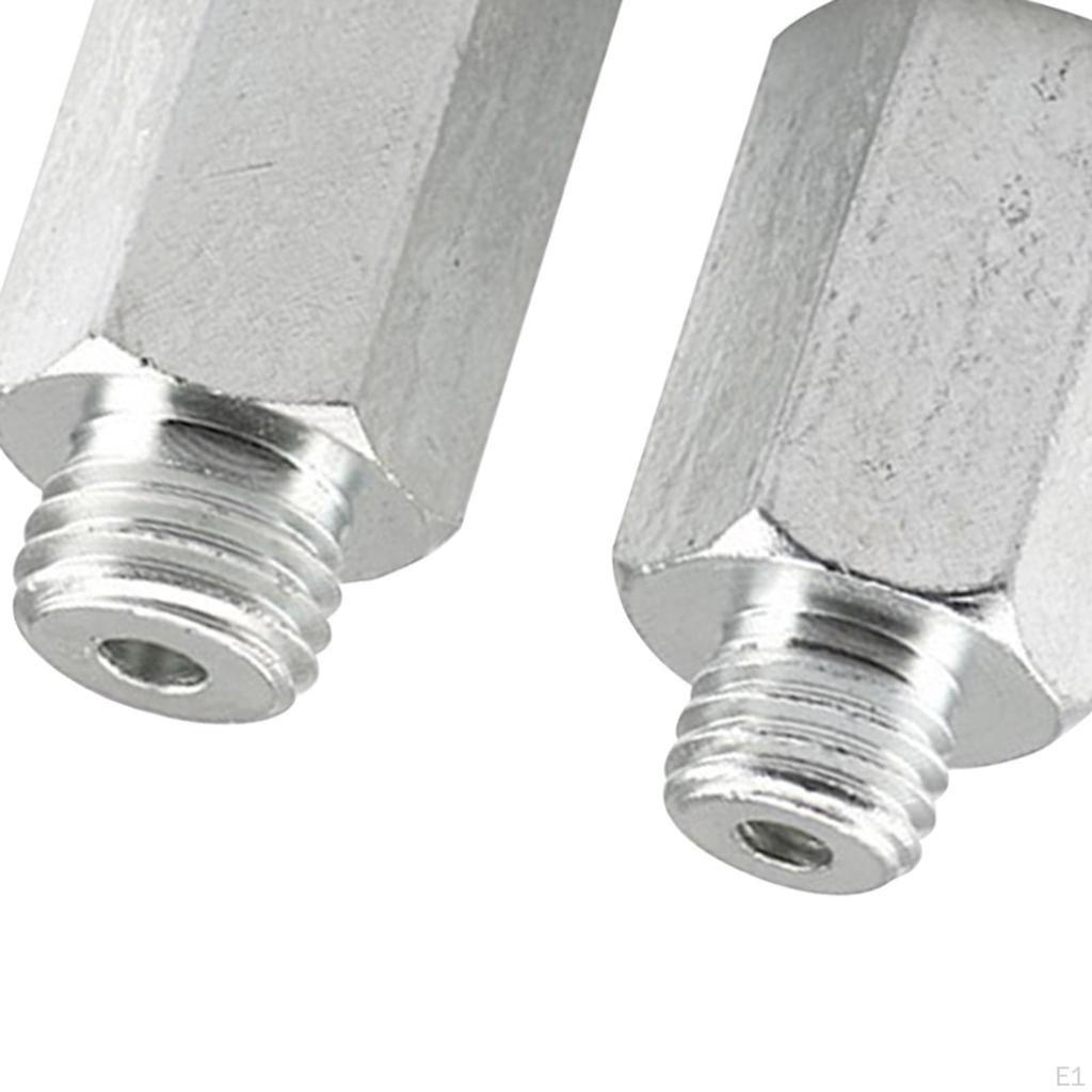 2 Pieces Metal Converter Polishing Machine M14/ Connecting Thread Polisher Drill Bit Screw Interface