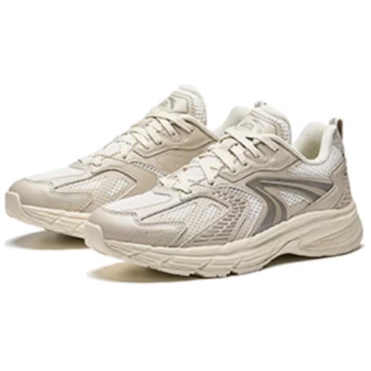 Anta AT2003 Retro Trendy Non-Slip Wear-Resistant Low-Top Casual Running Shoes Women Sneaker Off-White 922515504-2
