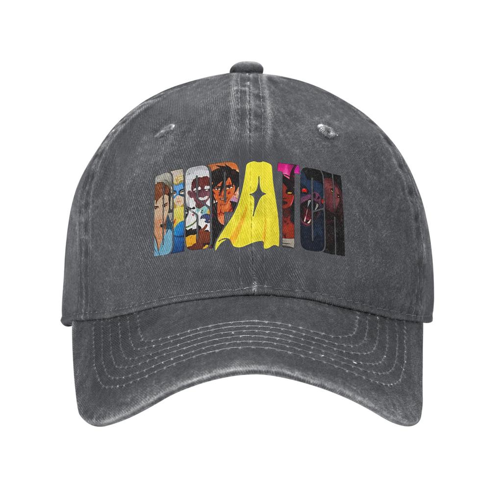 Unisex Dispatch Game 2025 Lettering Print Hats Fashion Distressed Cotton Baseball Cap Adjustable