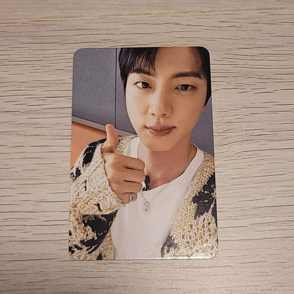 [USED] BTS JIN HAPPY Showcase Limited Bonus Trading Card & Ticket