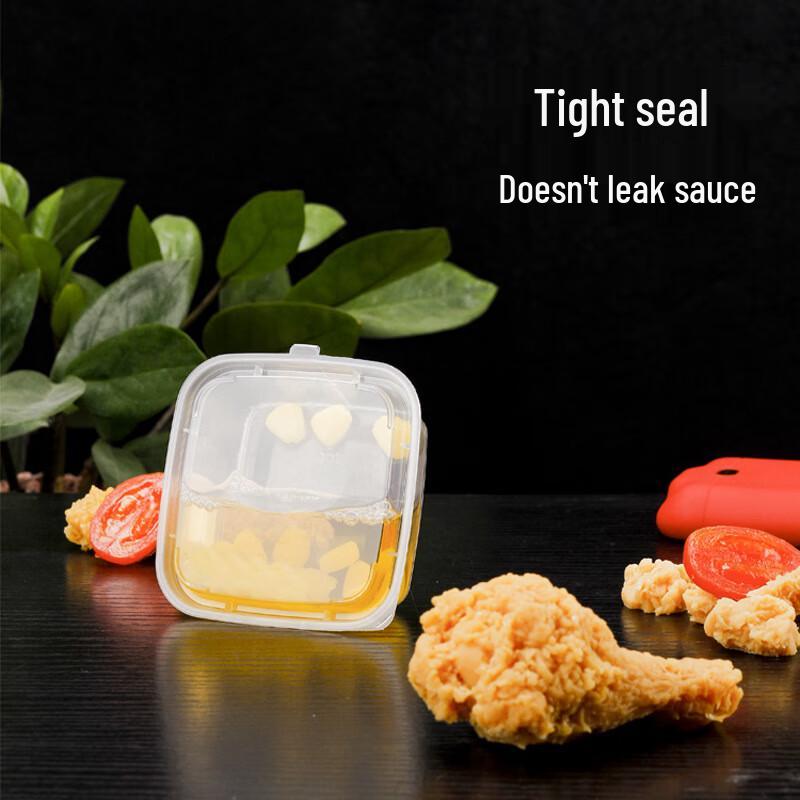 Disposable Sauce Containers with Lids