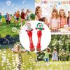 Christmas Fully Automatic Light Music Bubble Gun Santa Claus Snowman Bubbles Stick Machine Party Toy Children's Birthdays Gifts