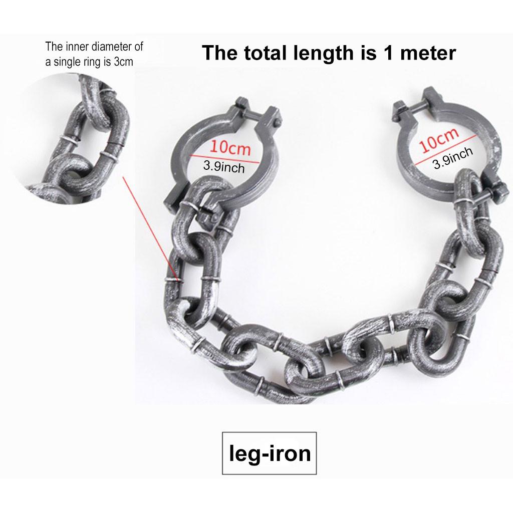 Halloween Plastic Simulation Chain Prisoner Decoration Haunted House Props