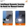 Solar Wall Light Motion Sensor Rotatable Design Built 1800mAh Battery Waterproof Color Changing String Outdoor Yard Decoration
