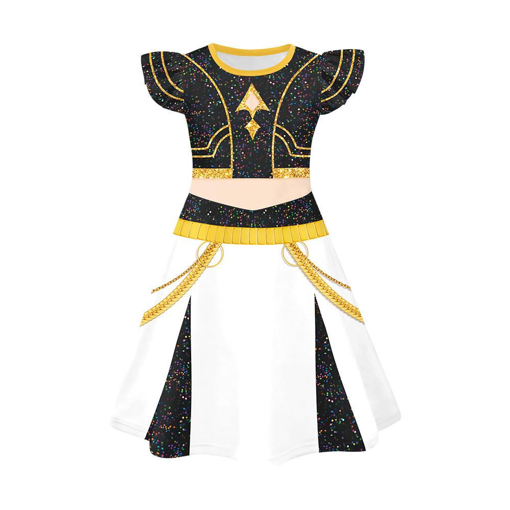 Dětské Dívčí Anime Kreslené 3D Digitálně Tištěné Šaty Halloweenské Cosplay Kostýmy