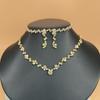 Newlywed Necklace and Earrings Set - Simple and Elegant Wedding Dress Accessory Set
