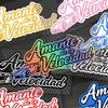 1pc New Original  Amante De La Velocidad Car Stickers for Car Windows Trunk Motorcycle Fairings Scooters Waterproof Vinyl Decals