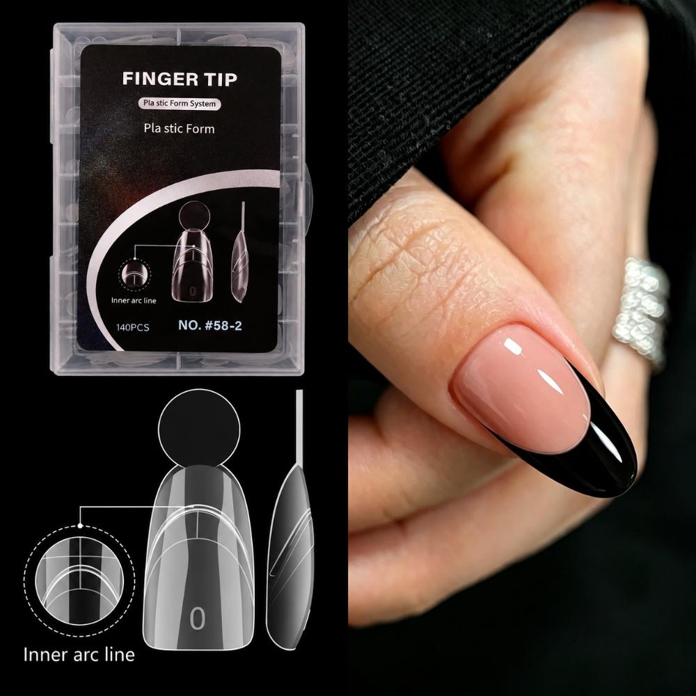 Quick Extension French Nail Dual Forms 14 Sizes Acrylic Nail Art Mold  Nail Art