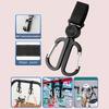 180° Rotatable No-Drill Portable Double Hook for Electric Scooters Bikes Multi-Function Helmet Hanger, Bag Organizer Utility Hook