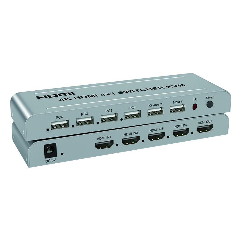 4K 30Hz HDMI 4x1 KVM Switcher with USB HDSW4-KVM