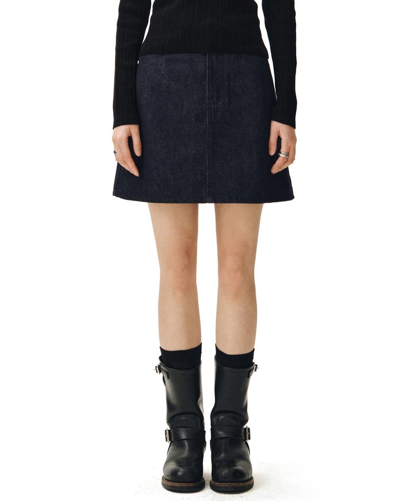 Deketeuumeon Signature Mini Skirt Dcsk001Cpindigo