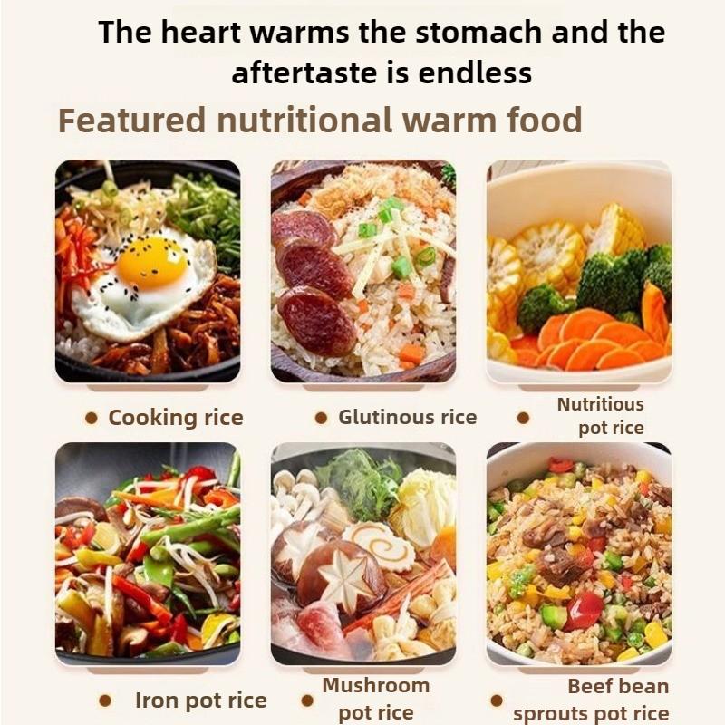 1.8L Large-capacity Intelligence Household Rice Cooker, Multi-functional Cooking 24-hour Timing Three-dimensional Heating