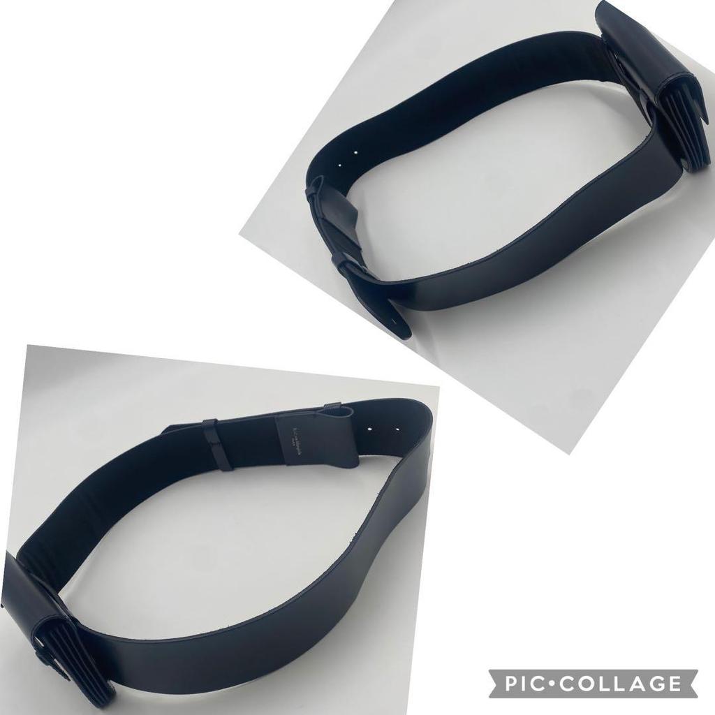 Maison Margiela MM11 Belt Waist Bag Pouch Hip Bag Crossbody Shoulder Genuine Leather Black Men's Women's Unisex