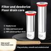 Steel Extended Floor Drain Cores Adjustable Sewer Extension Pipe Simple Installs for Efficient Bathroom Drainages Solution