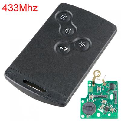 433Mhz 4 Buttons Remote Car Key Fob PCF7952 Chip Fit for Koleos Renault Megane Scenic Laguna Clio