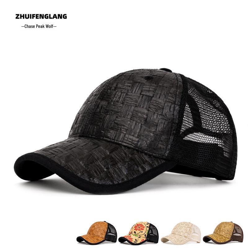 Men's Cotton Solid Color Curved Brim Baseball Cap - Outdoor/Sun Hat for Spring & Summer