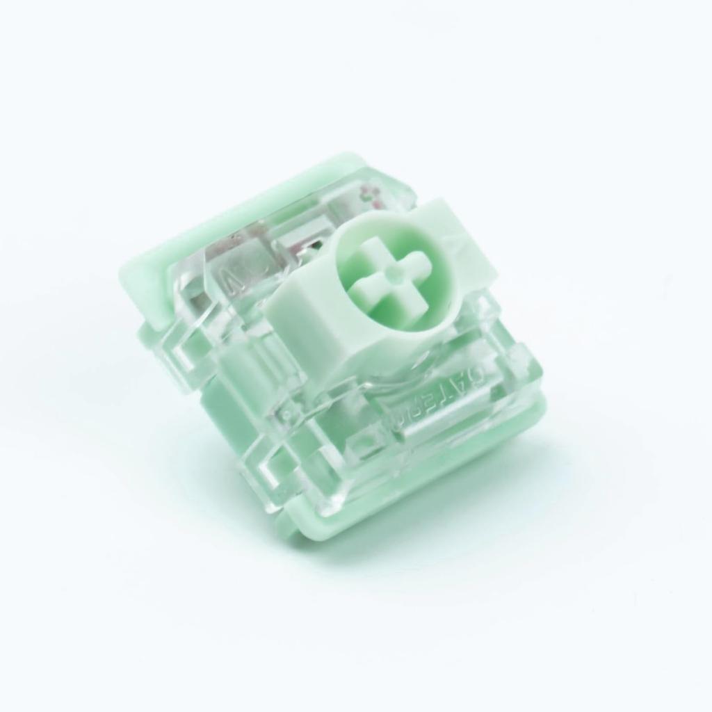 Gateron JADE Series Low Profile Keyboard Switches, Tactile 65gf 3-Pin RGB LED Factory Lubricated for MX Mechanical Keyboards (90 pcs)