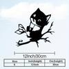 Vintage Metal Cat Wall Art Weather Resistant Iron Statue Decoration for Bedroom Dressing Room Pet Lover Gift
