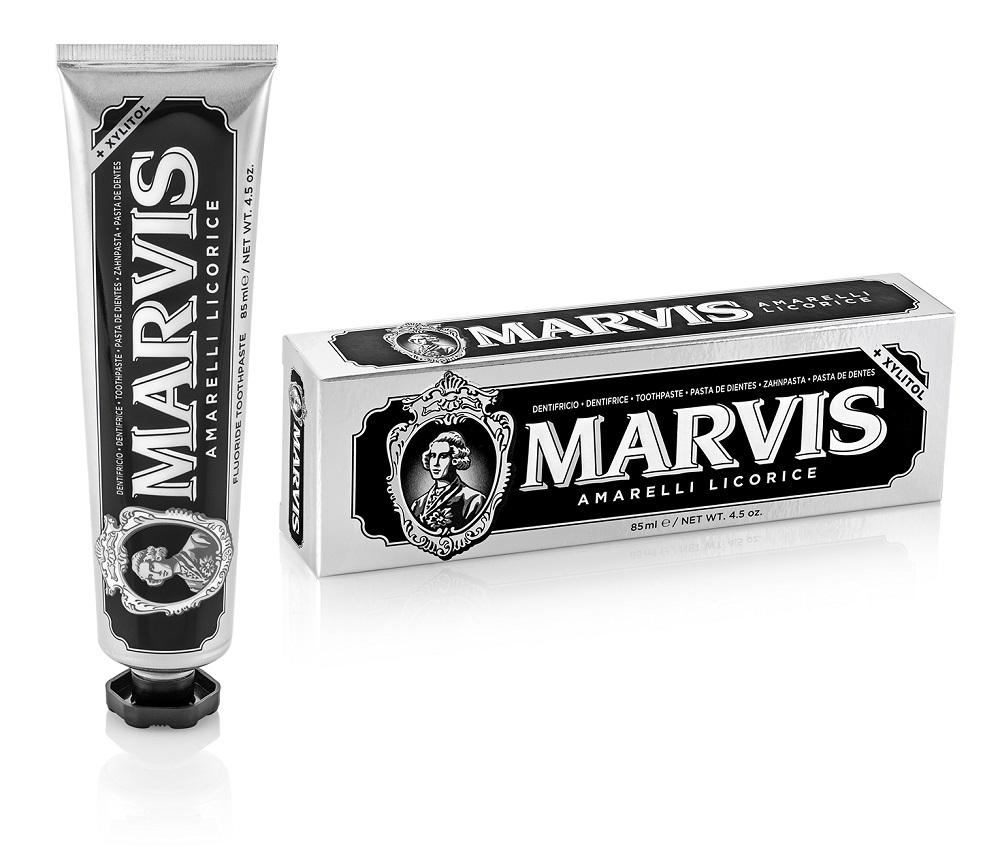 Marvis Fluoride Toothpaste Pasta do zębów z fluorem Amarelli Licorice, 85 ml