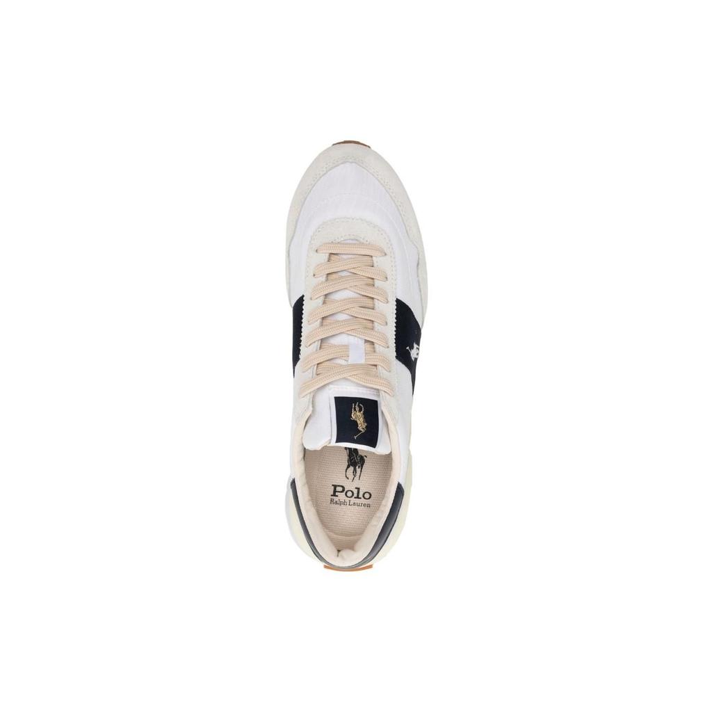 Polo Ralph Lauren Train 89 Leather Comfortable Sports Low-Top Lifestyle Shoes Men sneakers White 809878008