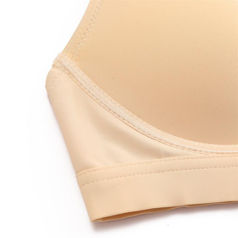 FINETOO Push Up Bra for Women Solid Color Underwear Female  Soft and Comfortable Lingerie Breathable