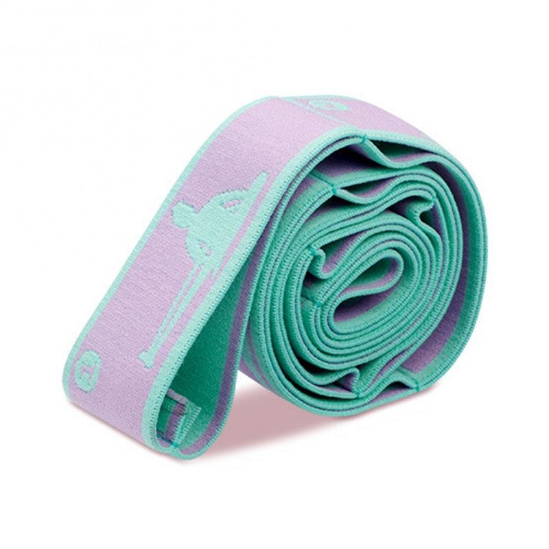 Multi-Functional Dance Yoga Auxiliary Stretching Belt Adult Latin Training Elastic Bands Beginner Pilates Yoga Resistance Band