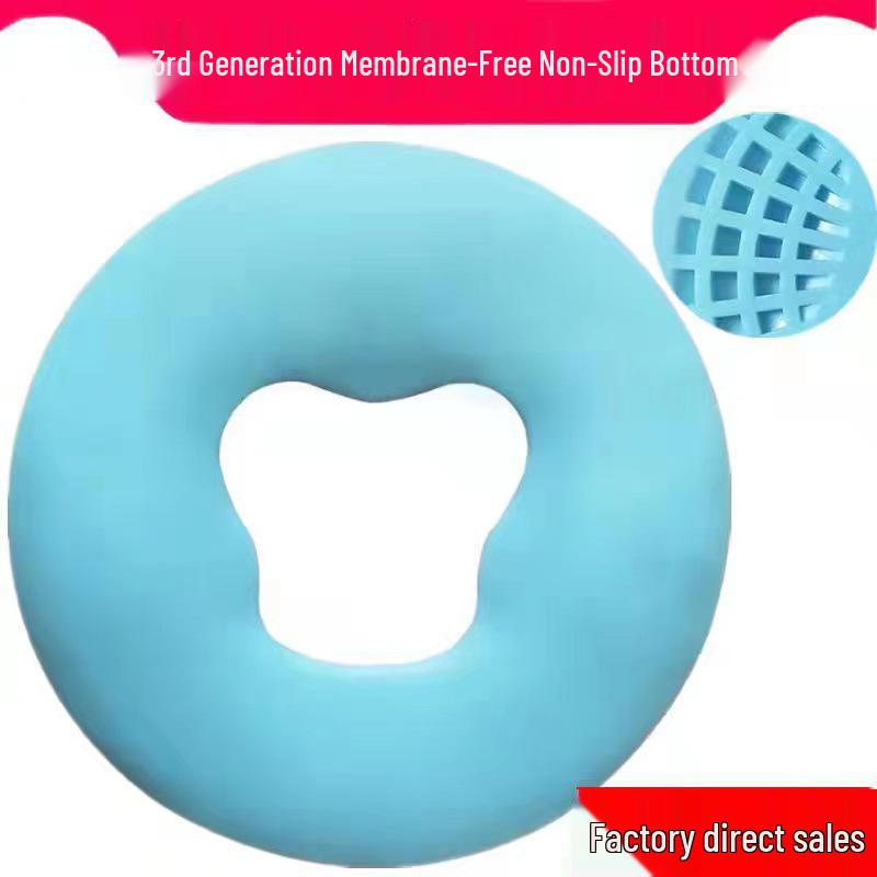 Silicone Face Down Pillow - Round Massage Cushion for Salon