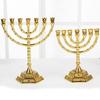 Seven Branch Religious Candlestick Metal Hanukkah Menorah Je Holder Desktop Candlesticks Simple Holders Base Nament