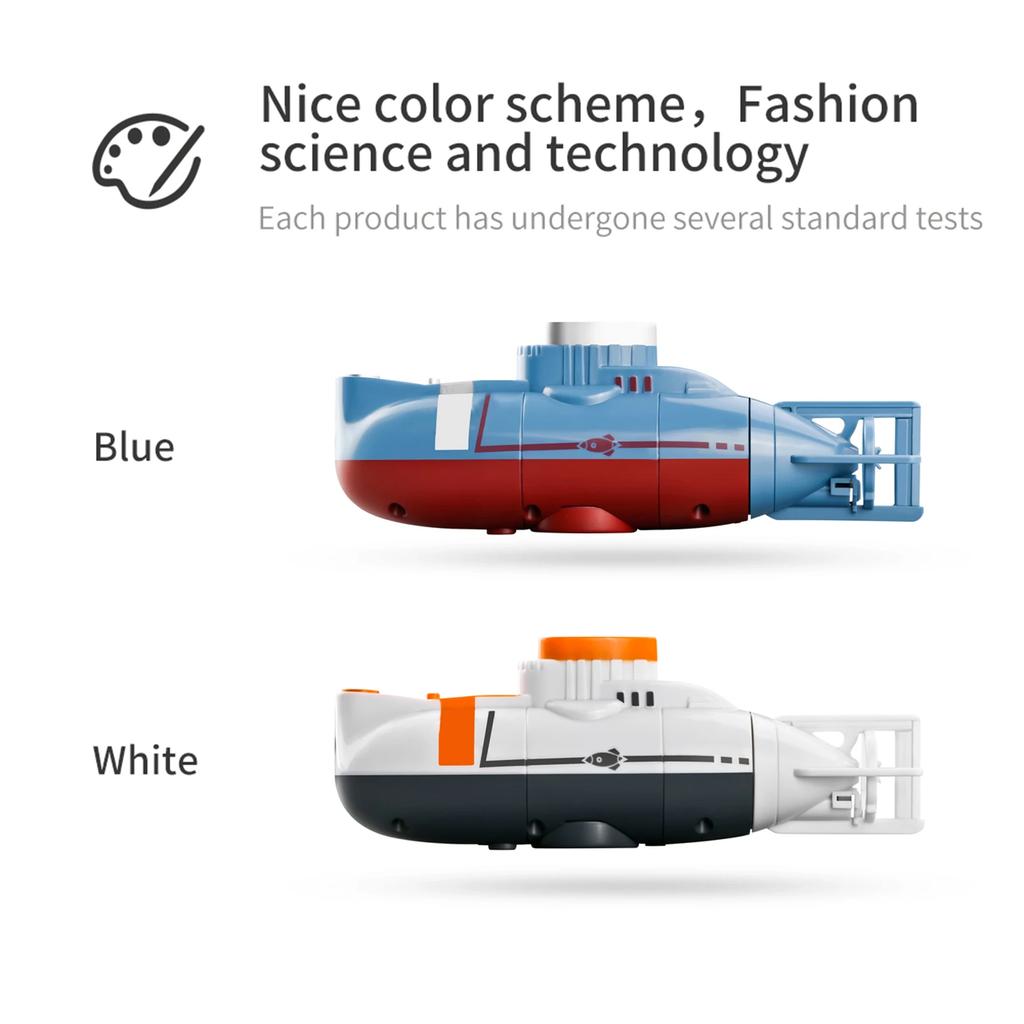 Mini RC Denizaltı 0.1m/s Hız Uzaktan Kumandalı Tekne Su Geçirmez Dalış Oyuncak Simülasyon Modeli Çocuklar İçin Noel Hediyesi Yeni Yıl Hediyesi