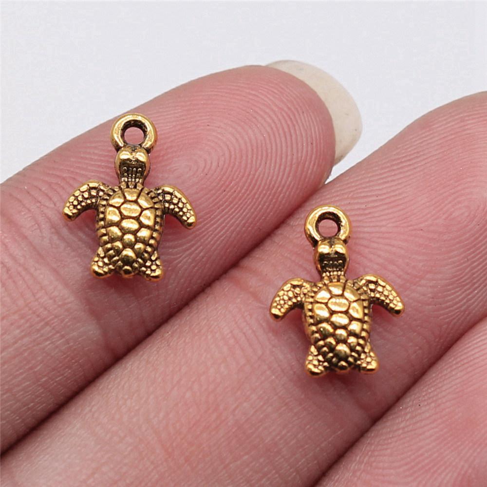 Charms Turtle Sea Turtle Pendants Minimalist Jewelry Components QC133