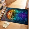 Dark Gothic Skull Art Floor Mats for Living Room, Bedroom and Room Decoration Are Suitable for Gifts.