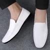 Fashion Mens Shoes High Quality 2025 Fashion New Loafers Comfort Leather Shoes White Men Autumn Casual Shoes Mocassin Plus Size 47